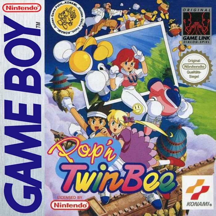 Portada de Pop'n TwinBee para Game Boy (PAL Europa)