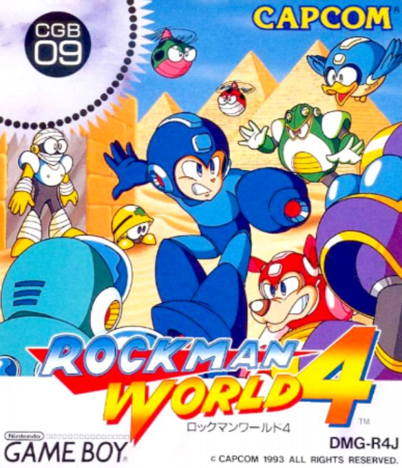 Portada de Rockman World 4 para Game Boy (Japón)