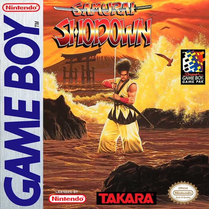 Portada de Samurai Shodown para Game Boy (PAL Europa)