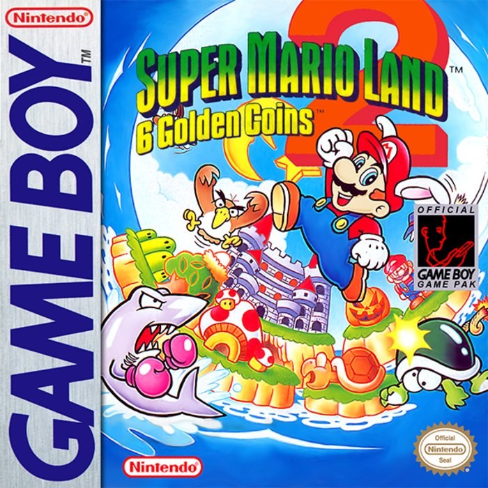 Portada de Super Mario Land 2: 6 Golden Coins para Game Boy (PAL Europa)