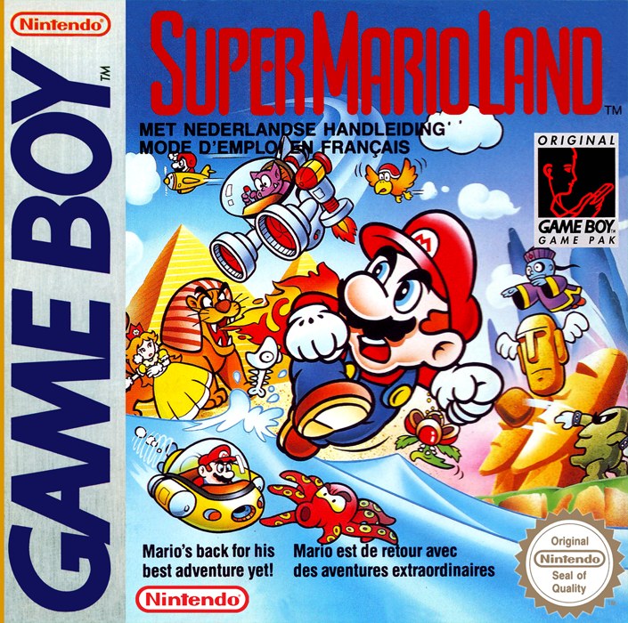 Portada de Super Mario Land para Game Boy (PAL Europa)