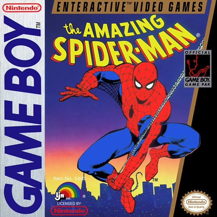 Portada de The Amazing Spider-Man para Game Boy (PAL Europa)