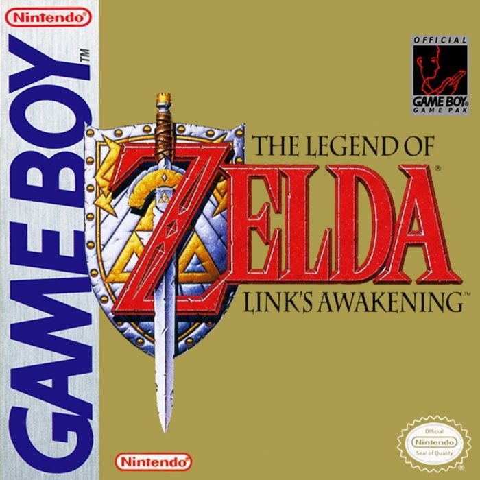 Portada de The Legend of Zelda: Link's Awakening para Game Boy (PAL Europa)