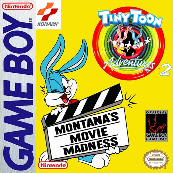 Portada de Tiny Toon Adventures 2: Montana's Movie Madness para Game Boy (PAL Europa)