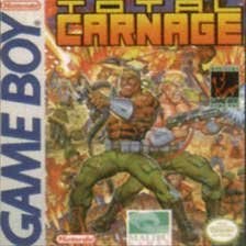 Portada de Total Carnage para Game Boy (USA)