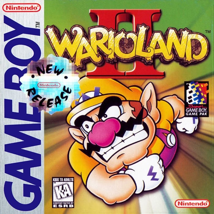 Portada de Wario Land II para Game Boy (PAL Europa)