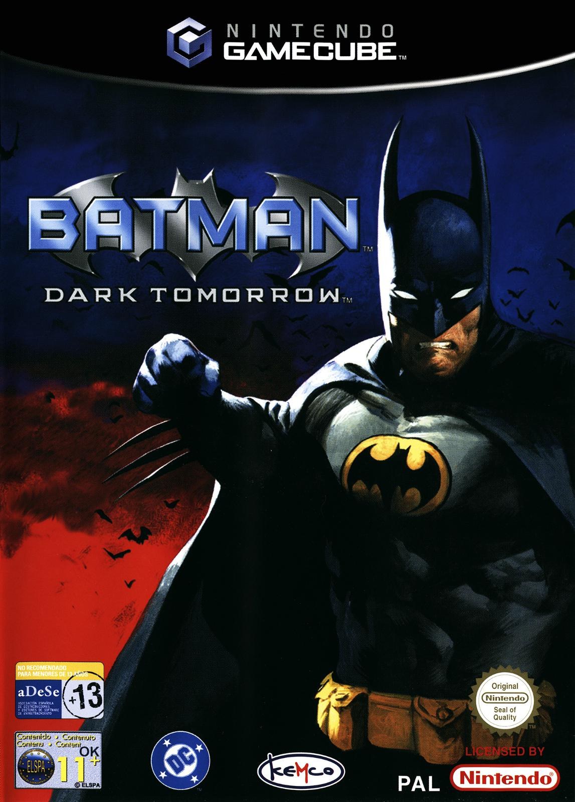 Portada de Batman Dark Tomorrow para GameCube (PAL España)