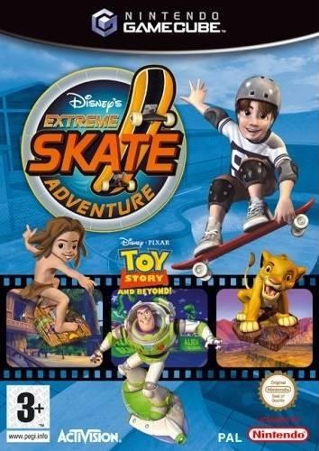 Portada de Disney's Extreme Skate Adventure para GameCube (PAL España)