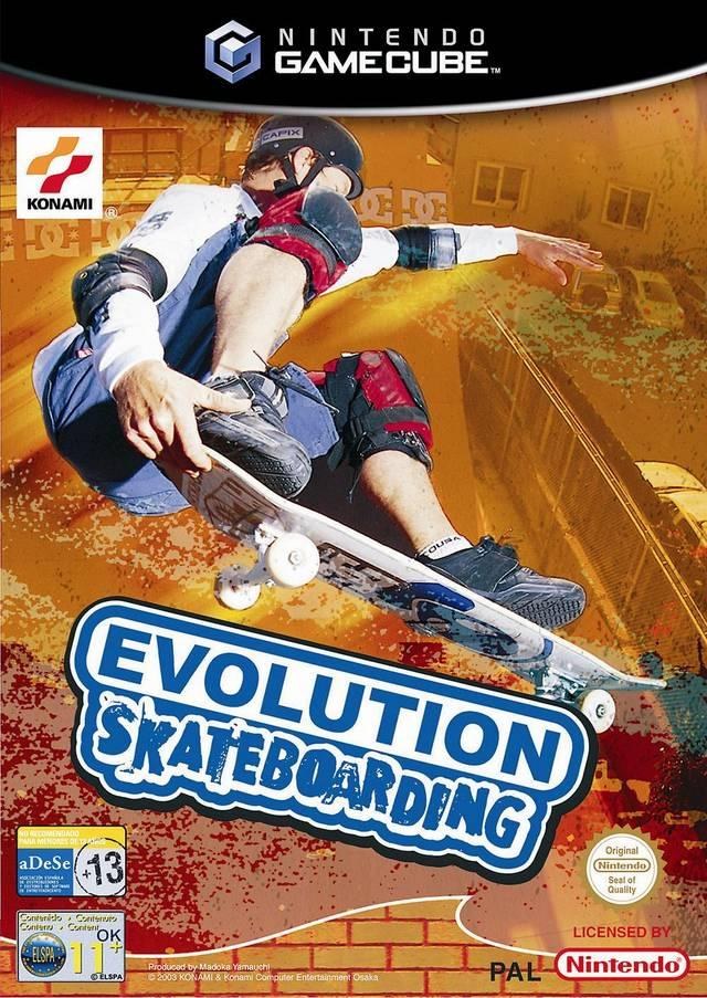 Portada de Evolution Skateboarding para GameCube (PAL España)