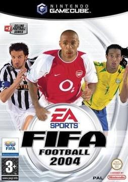 Portada de FIFA Football 2004 para GameCube (PAL España)