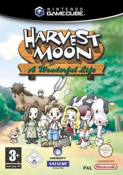 Portada de Harvest Moon A Wonderful Life para GameCube (PAL España)