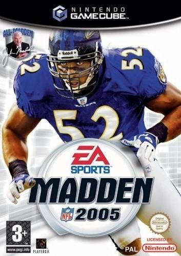 Portada de Madden 2005 para GameCube (PAL España)