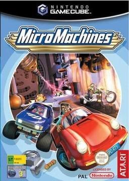 Portada de Micro Machines para GameCube (PAL España)
