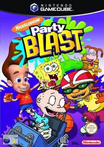 Portada de Nickelodeon Party Blast para GameCube (PAL España)