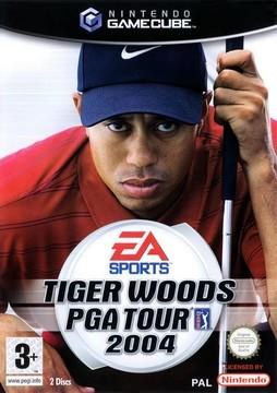 Portada de Tiger Woods 2004 para GameCube (PAL España)