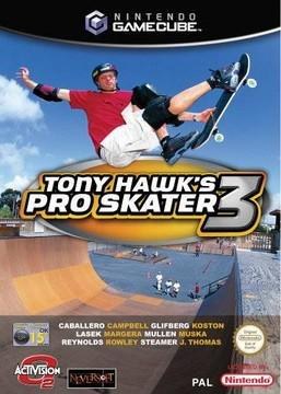 Portada de Tony Hawk 3 para GameCube (PAL España)