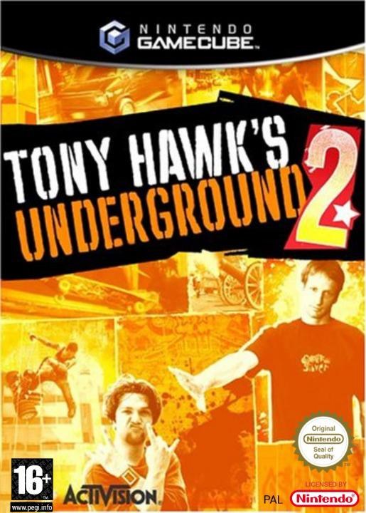 Portada de Tony Hawk Underground 2 para GameCube (PAL España)