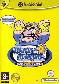 Portada de Wario Ware Mega Party Games para GameCube (PAL España)