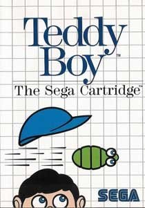 Portada de Teddy Boy (Sega Card) para Master System (PAL Europa)