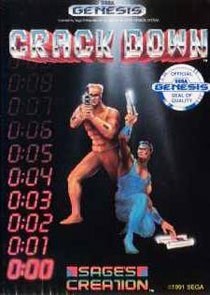 Crack Down para Mega Drive - USA