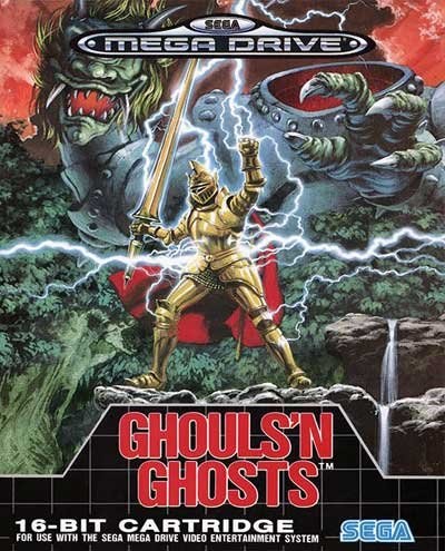 Ghouls 'n Ghosts para Mega Drive - PAL Europa