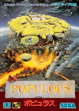 Populous para Mega Drive - Japón
