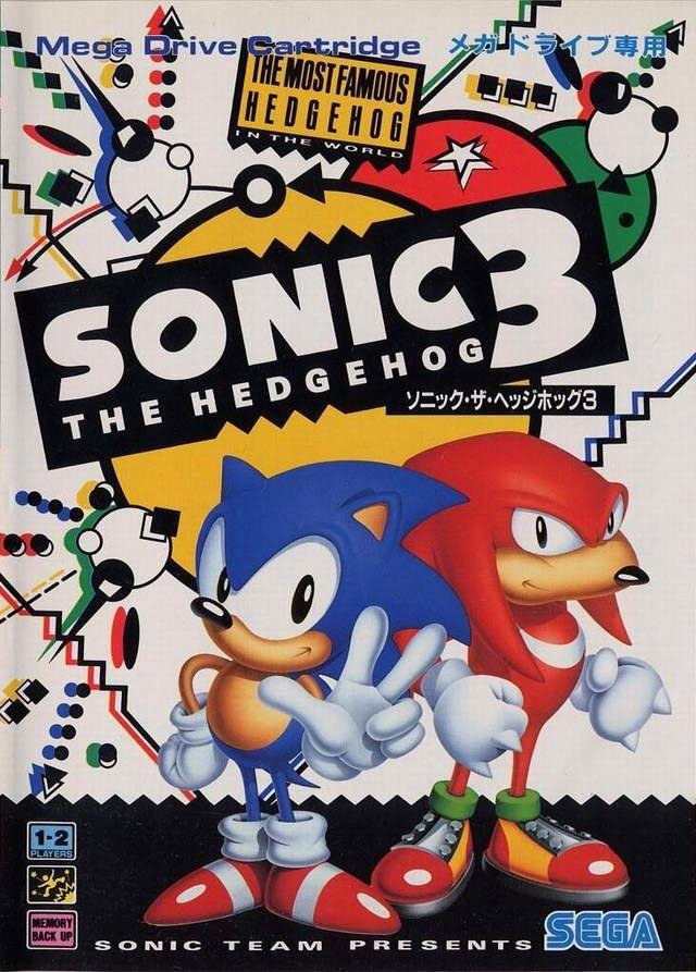 Sonic The Hedgehog 3 - Mega Drive Japón