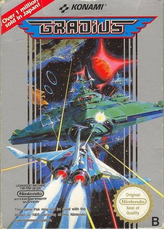 Gradius para NES - PAL Europa