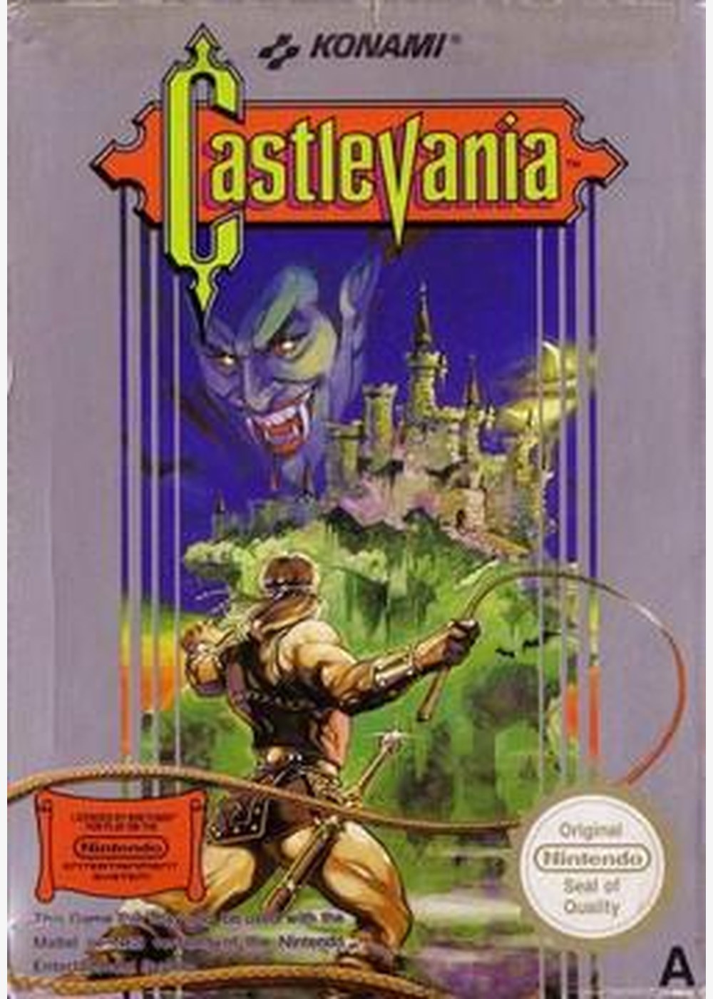 Portada de Castlevania Estándar para NES (Europa)