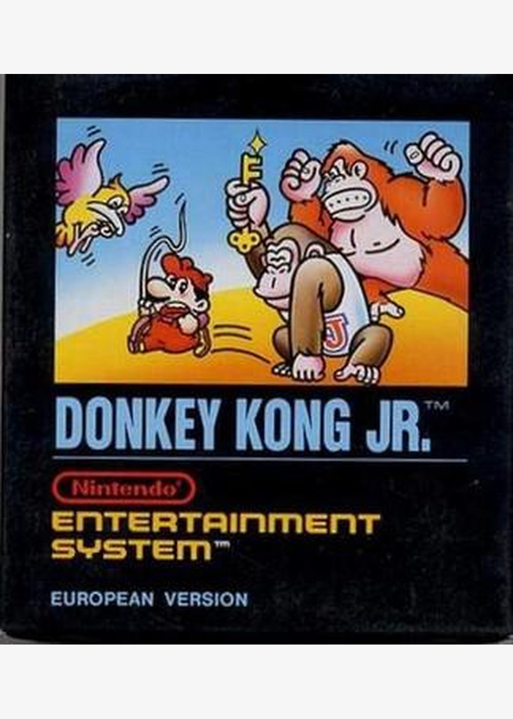 Portada de Donkey Kong Jr Estándar para NES (Europa)
