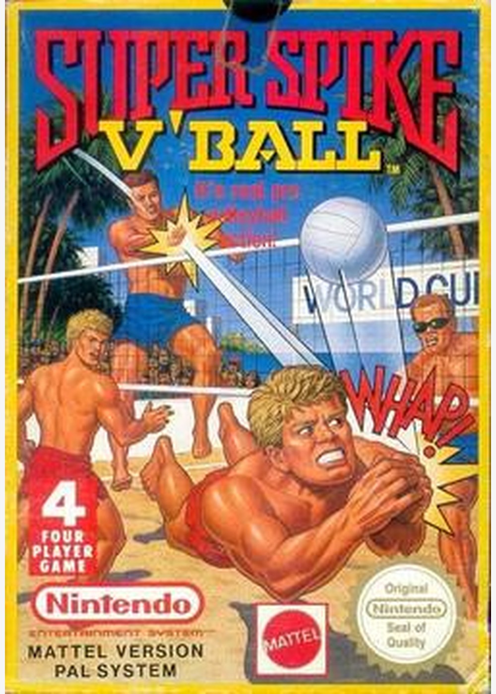 Portada de Super Spike Volleyball Estándar para NES (Europa)