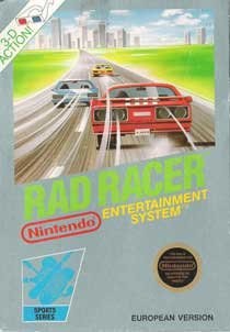 Rad Racer para NES - PAL Europa