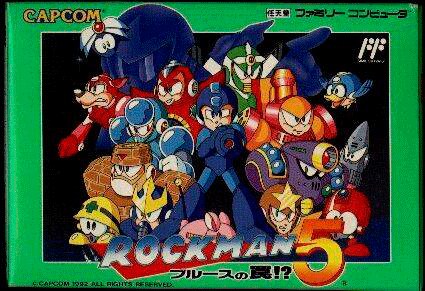 RockMan 5: Blues no Wana!? para NES - Japón