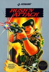 Portada de Rush'n Attack para NES (NTSC USA)