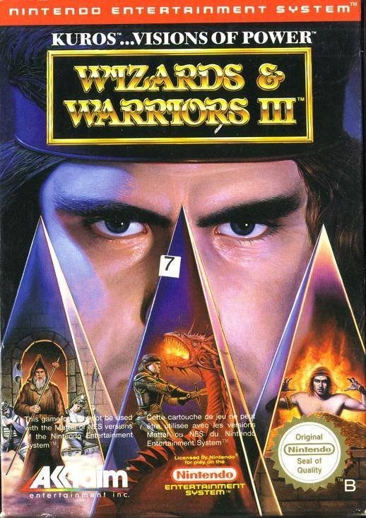 Wizards & Warriors III: Kuros: Visions of Power - NES PAL Europa
