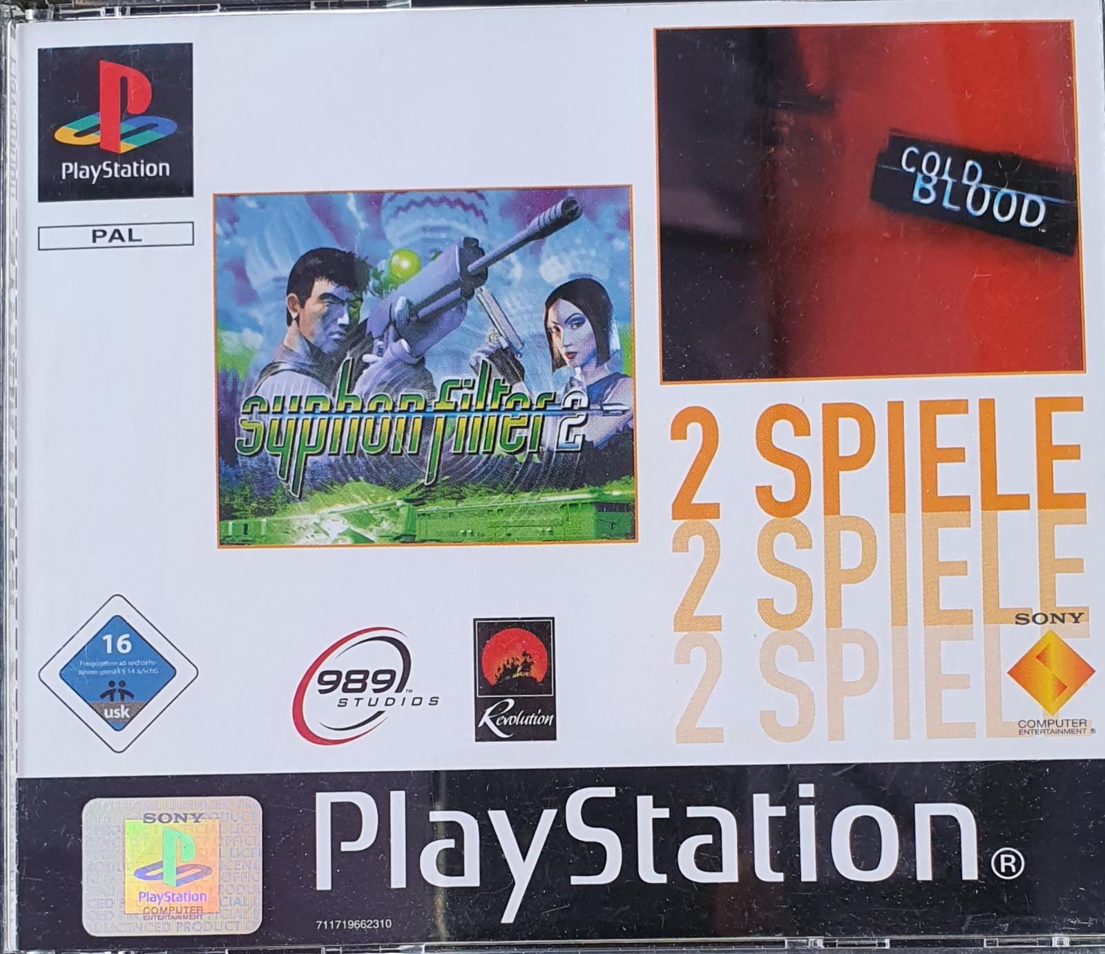 2 Games Cold Blood + Syphon Filter