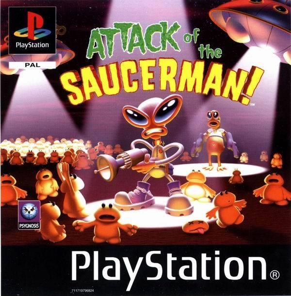 Attack of the Saucerman - PlayStation PAL