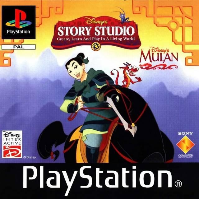 Portada de Disney's Story Studio Mulan para PS1 (PAL España)