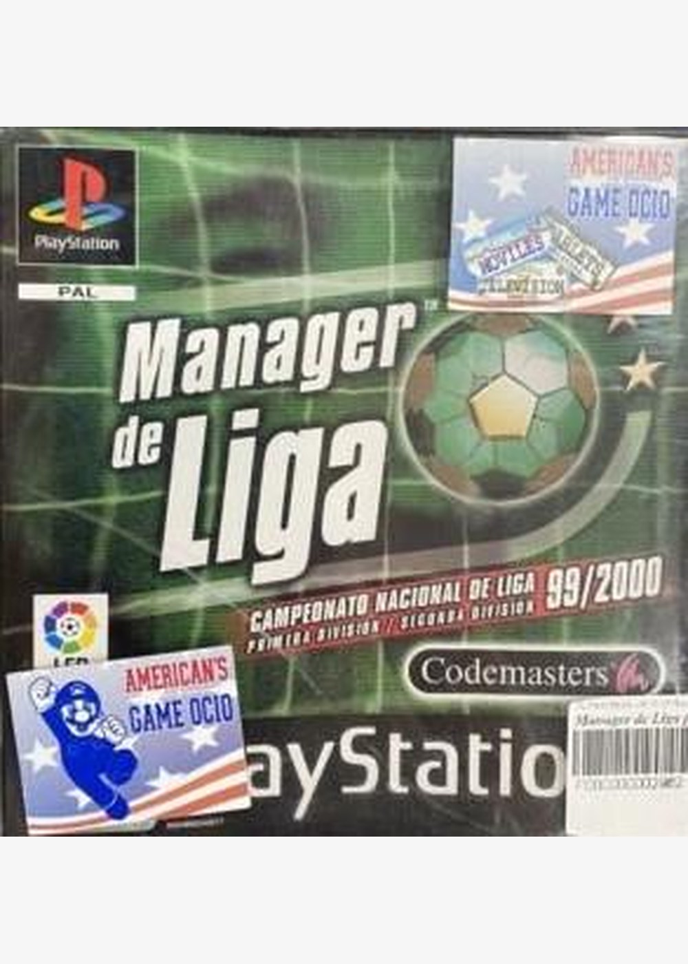 Portada de Manager De Liga Estándar para PS1 (ES)