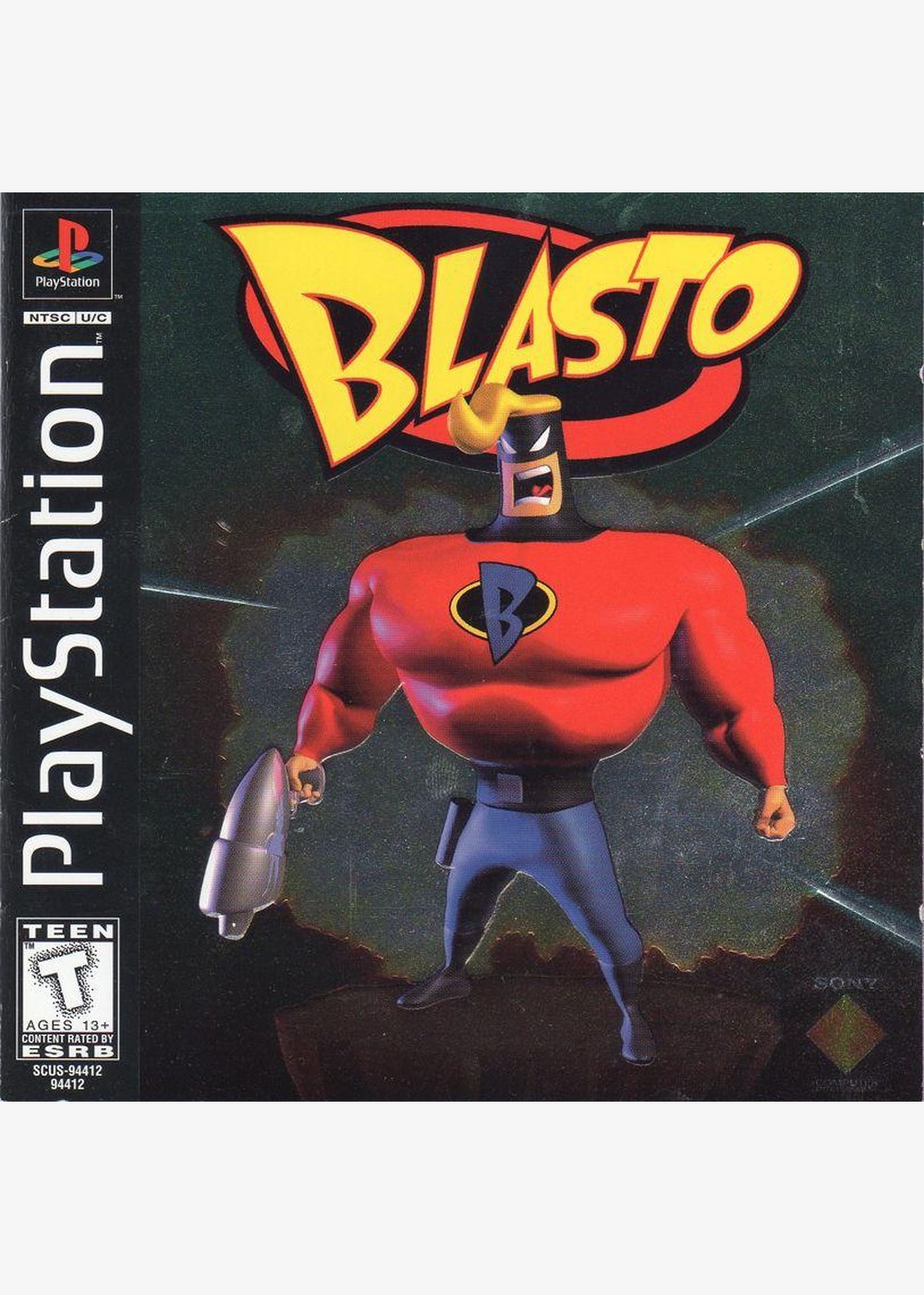 Portada de Blasto · NTSC USA