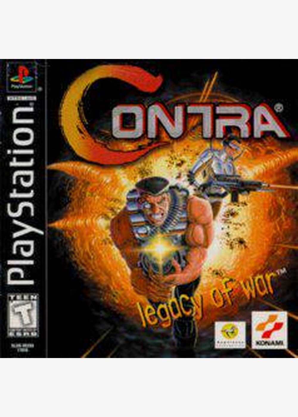 Portada de Contra Legacy of War Estándar para PS1 (US)