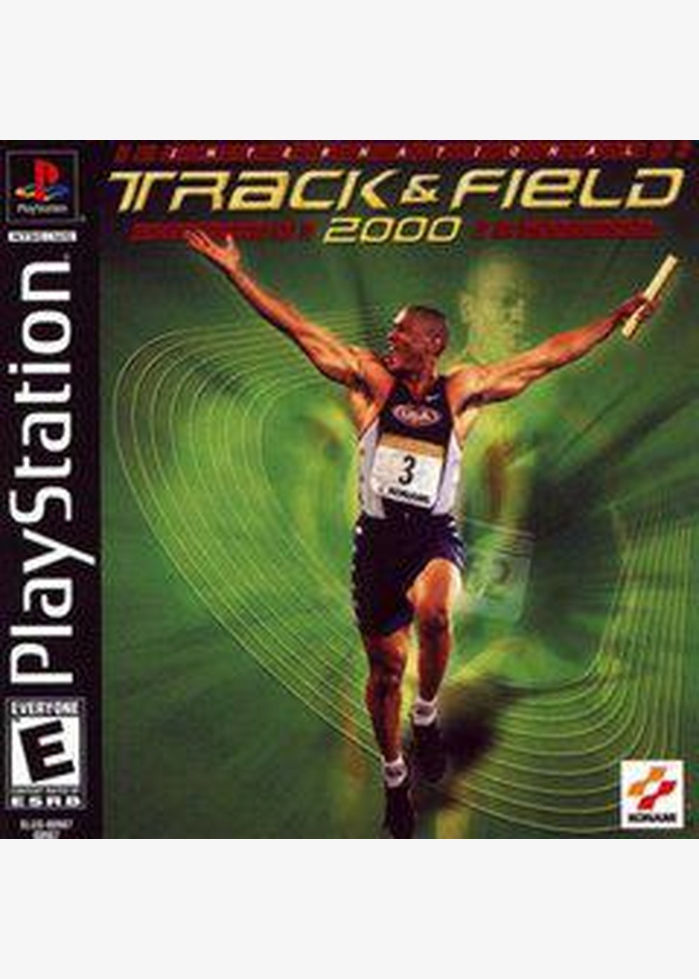 Portada de International Track and Field 2000 · NTSC USA