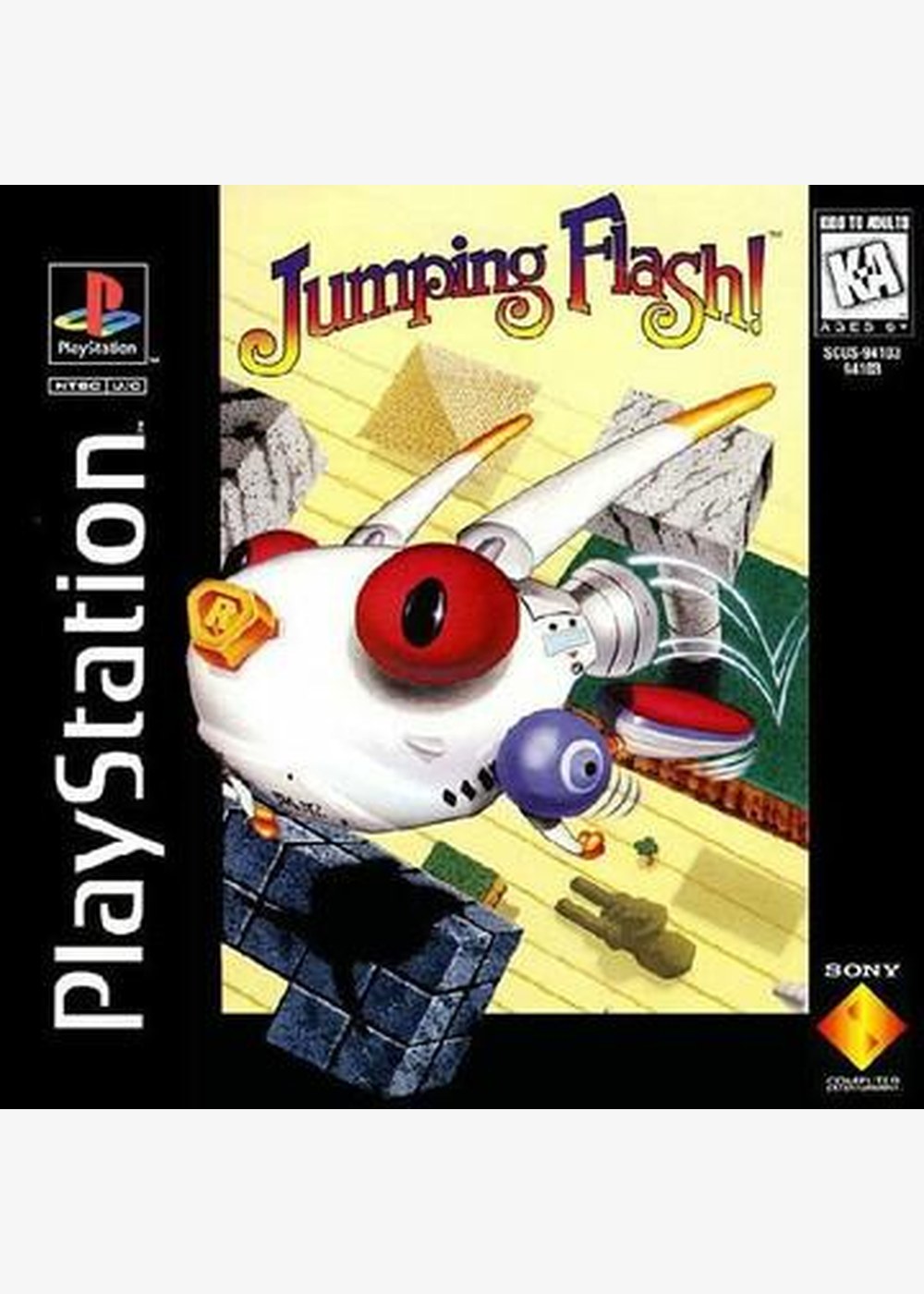 Portada de Jumping Flash · NTSC USA