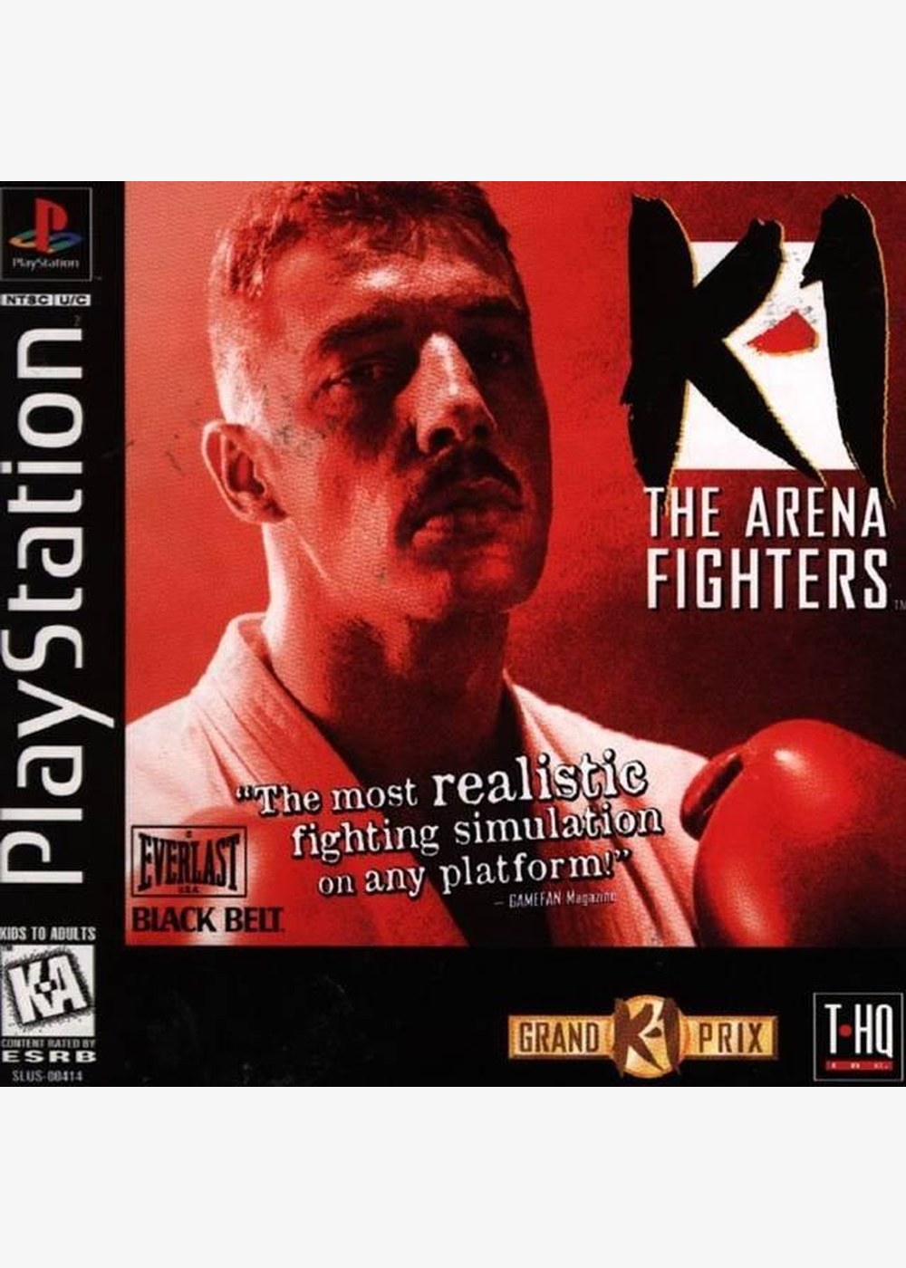 Portada de K-1 the Arena Fighters · NTSC USA