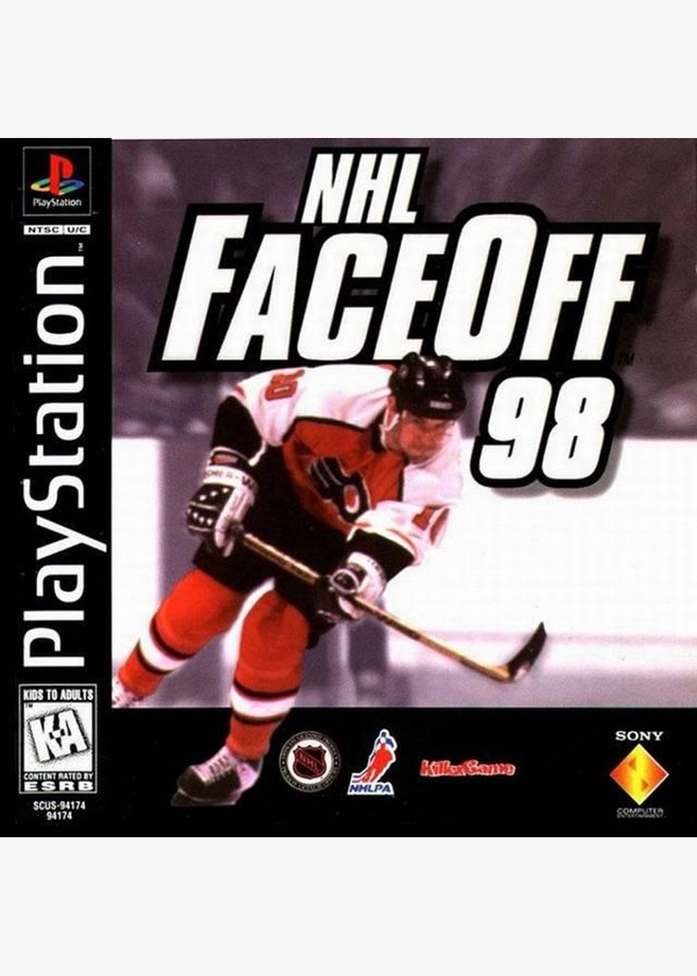 Portada de NHL FaceOff 98 Estándar para PS1 (US)