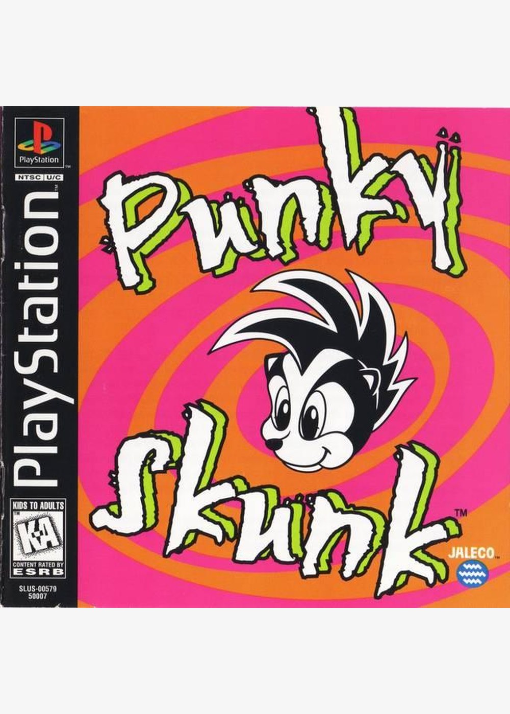 Portada de Punky Skunk Estándar para PS1 (US)
