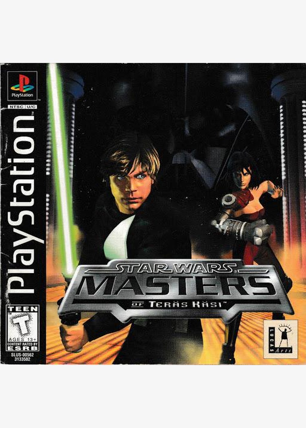Portada de Star Wars Masters of Teras Kasi · NTSC USA
