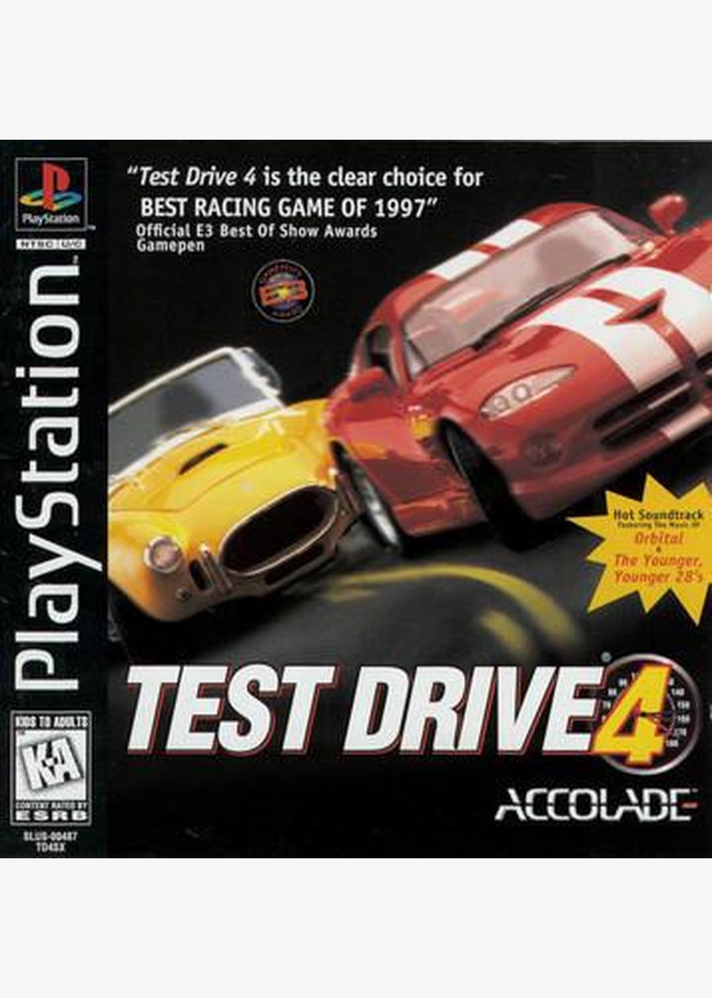 Portada de Test Drive 4 · NTSC USA