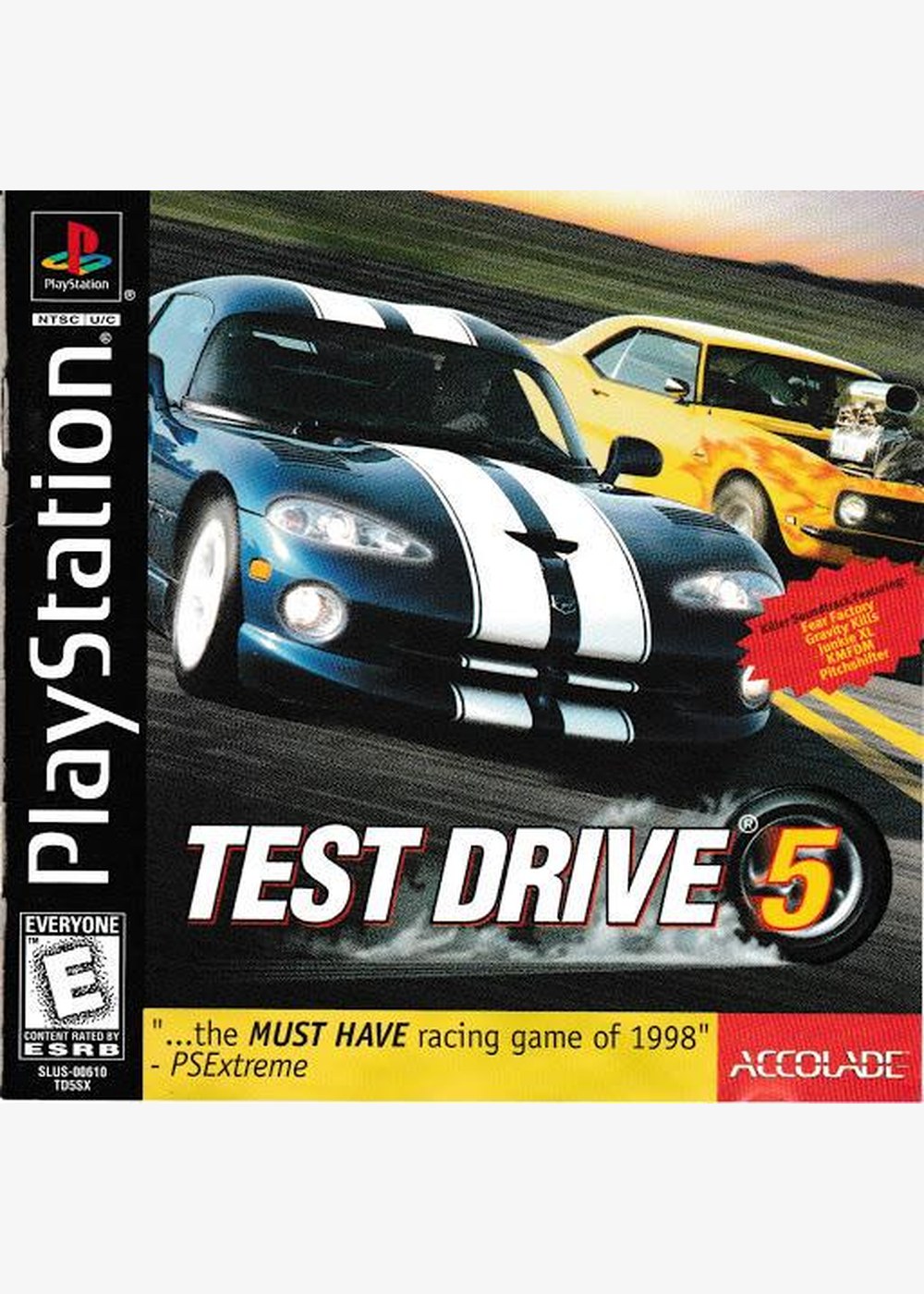 Portada de Test Drive 5 · NTSC USA