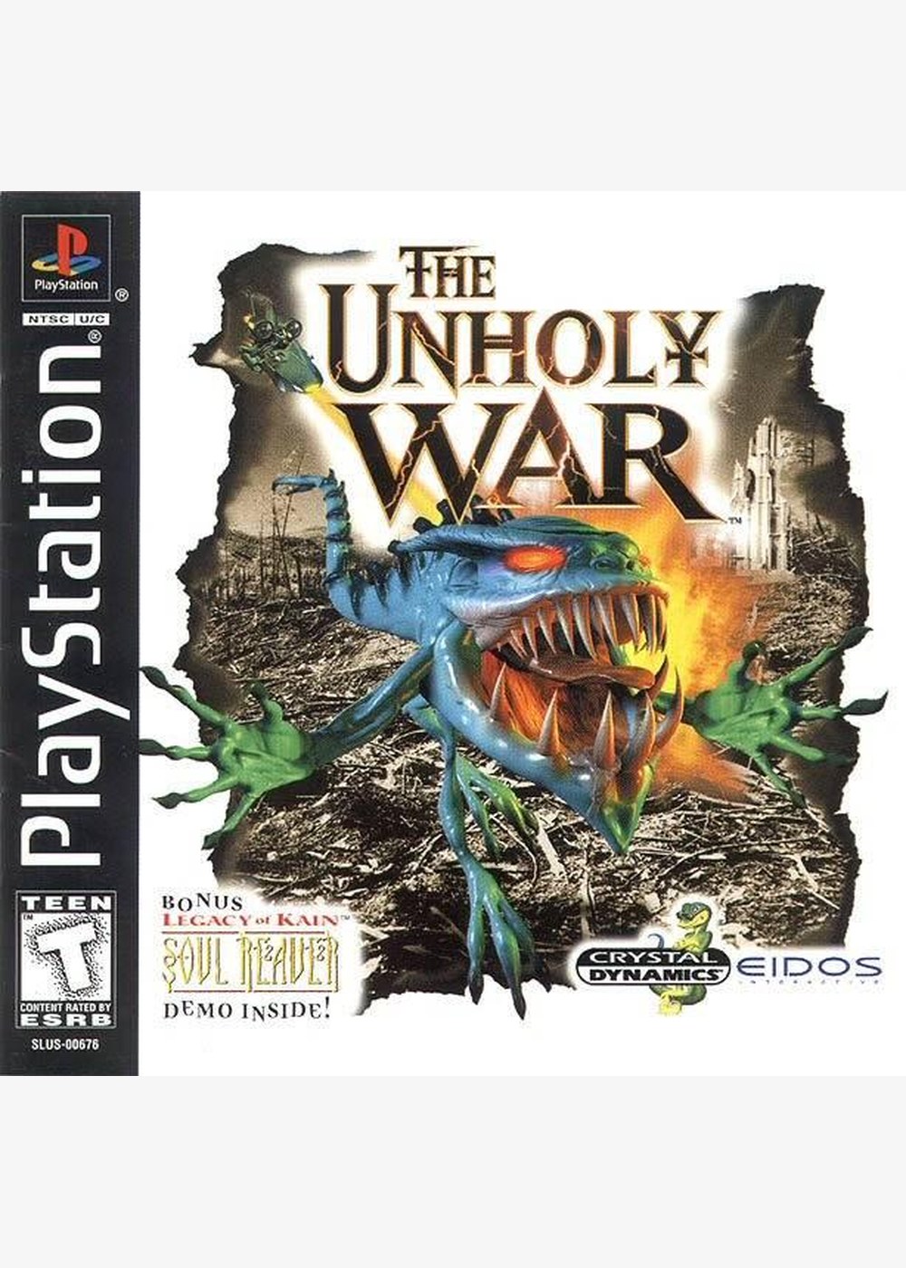 Portada de The Unholy War · NTSC USA